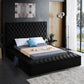 Bed Black-IF 5793 - Royal Living Furniture