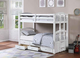 Bunk Bed White-B 1842 - Royal Living Furniture