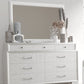 Jordyn (White) Dresser & Mirror - Royal Living Furniture