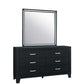 Reid-Black Dresser & Mirror - Royal Living Furniture