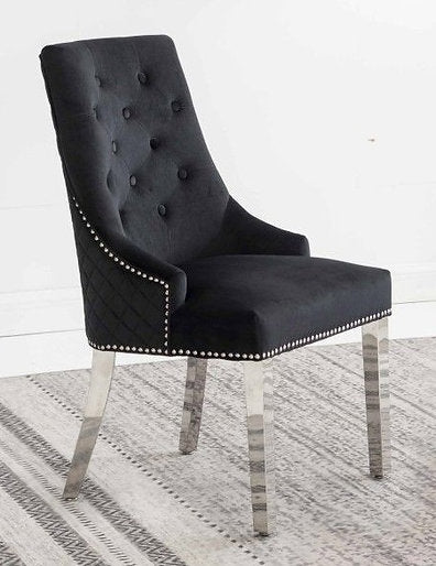 Chair Black  - C 1251 - Royal Living Furniture
