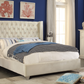 Bed Creme Beige-IF 5892 - Royal Living Furniture