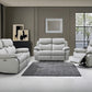 Sofa Set Recliner Light Grey Leather Match- IF 8130 - Royal Living Furniture