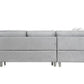 LHF Sofabed Sectional Grey Fabric - IF 9022 - Royal Living Furniture
