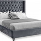 Bed Grey-IF 5890 - Royal Living Furniture
