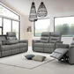 Sofa Set Recliner Grey Leather Match- IF 8141 - Royal Living Furniture