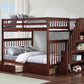 Bunk Bed Espresso-B 1855 - Royal Living Furniture
