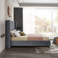 Bed Grey-IF 5890 - Royal Living Furniture
