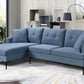 LHF Sectional Blue Fabric - IF 9065 - Royal Living Furniture