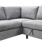 LHF Sofabed Sectional Grey Fabric - IF 9022 - Royal Living Furniture