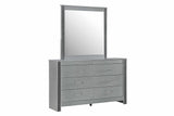 Logan-Silver Dresser & Mirror - Royal Living Furniture