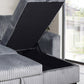 Sofabed Sectional W/Reversible Chaise Grey Fabric - IF 9025 - Royal Living Furniture