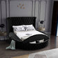 Bed Black-IF 5773 - Royal Living Furniture