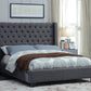 Bed Black-IF 5897 - Royal Living Furniture