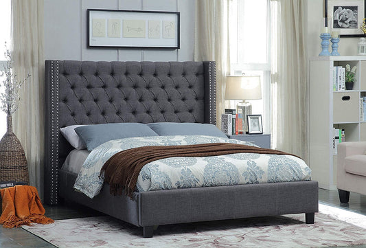 Bed Black-IF 5897 - Royal Living Furniture