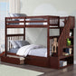 Bunk Bed Espresso-B 1845 - Royal Living Furniture