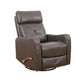 Recliner Chair Charcoal Leather - IF 6330 - Royal Living Furniture