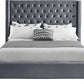 Bed Grey-IF 5890 - Royal Living Furniture