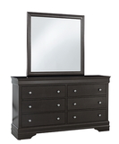 Pompei (Grey) Dresser & Mirror - Royal Living Furniture