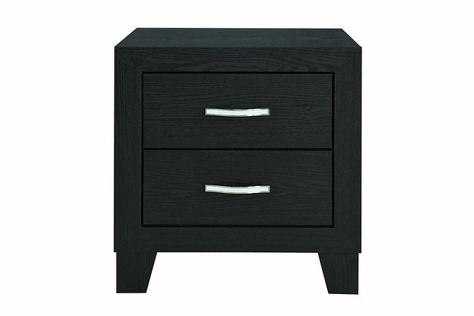 Reid-Black Night Stand - Royal Living Furniture