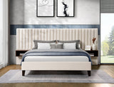Bed Creme Beige-IF 5561 - Royal Living Furniture
