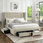 Bed Creme-IF 5322 - Royal Living Furniture