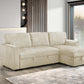 Sofabed Sectional W/Reversible Chaise Creme Fabric - IF 9026 - Royal Living Furniture