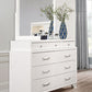 Jordyn (White) Dresser & Mirror - Royal Living Furniture