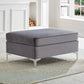 Sectional W/ Reversible Chaise Grey Velvet - IF 9280 - Royal Living Furniture