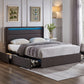 Bed Grey-IF 5343 - Royal Living Furniture