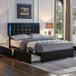 Bed Black-IF 5400 - Royal Living Furniture