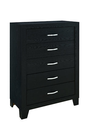 Reid-Black Chest - Royal Living Furniture