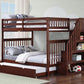 Bunk Bed Espresso-B 1855 - Royal Living Furniture