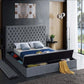 Bed Grey-IF 5790 - Royal Living Furniture