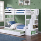 Bunk Bed White -B 1847 - Royal Living Furniture