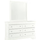 Pompei (White) Dresser & Mirror - Royal Living Furniture