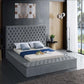 Bed Grey-IF 5790 - Royal Living Furniture