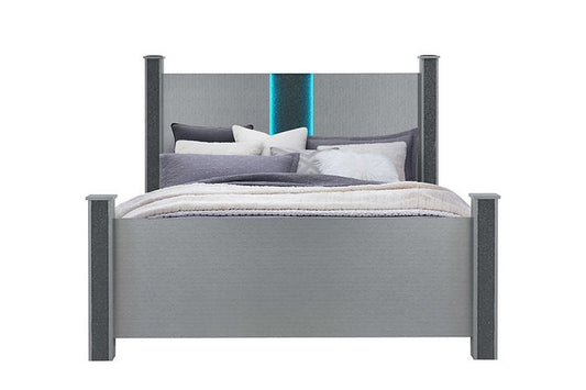 Logan-Silver Bedroom Set - Royal Living Furniture
