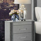 Logan-Silver Night Stand - Royal Living Furniture